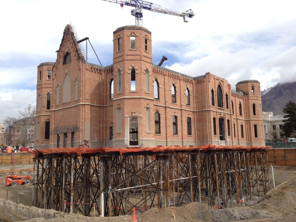 Provo City Center Temple under construction
